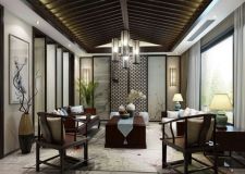 杭州300平米别墅装修案例 禅意的中式风格设计魅力