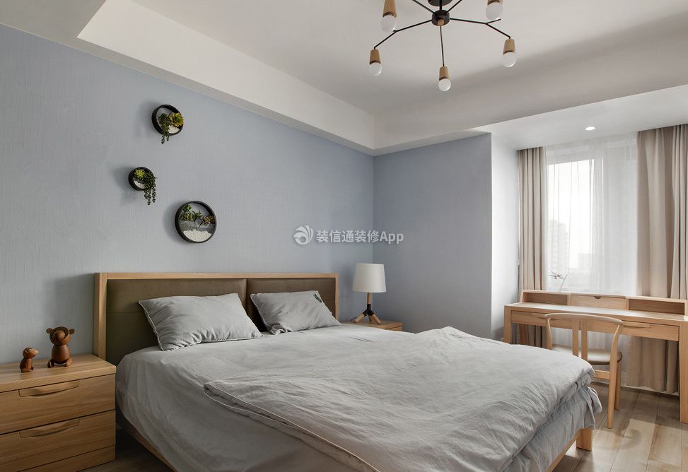 重庆房屋装修欧式风格卧室床头图片