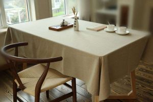 【新思路装饰】家用餐桌桌布什么材质好 桌布清洁方法