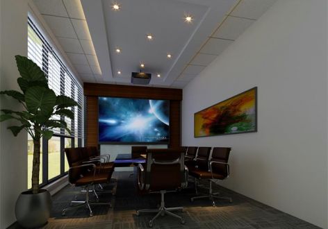 300平米现代风格办公室装修设计效果图