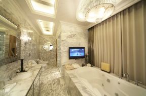 重庆欧式风格时尚别墅浴室设计装修效果图赏析
