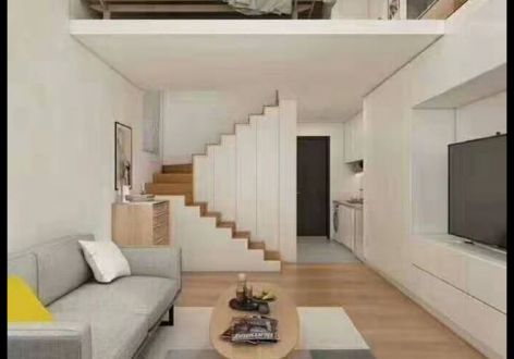 万象城小公寓小北欧风格47平米装修案例