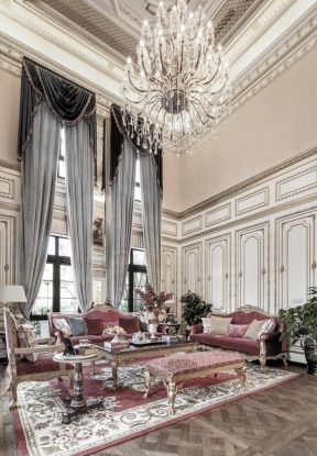 法式客厅装修风格效果图 法式客厅装潢