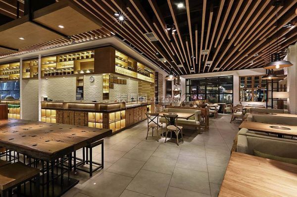 【上海上品装饰】快餐店设计图片 快餐店装修设计问题