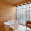 成都现代风格特色酒店浴室装修设计效果图
