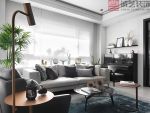 星河湾91㎡现代风格三居室装修设计效果图