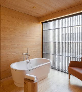 成都现代风格特色酒店浴室装修设计效果图