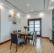 重庆房子装饰餐厅实木地板设计效果图片