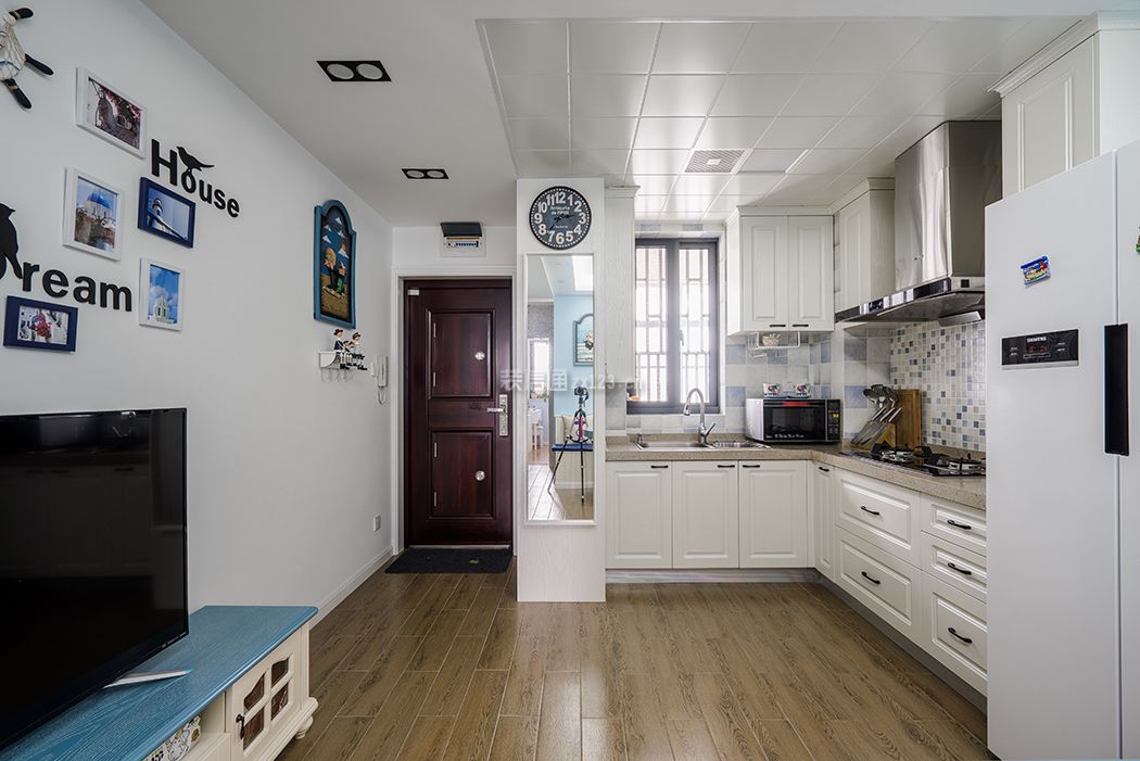 开放式厨房设计风格 开放式厨房与客厅装修效果图 
