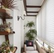 杭州欧式风格新房装修室内小阳台图片