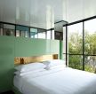 杭州酒店客房床头背景墙装修效果图欣赏