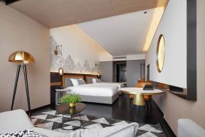 杭州商务酒店标准间装修设计图片2023