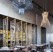 杭州餐饮店西餐厅吊灯装修设计图片赏析