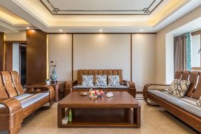 新中式客厅沙发图片 新中式客厅家装效果图 新中式客厅效果图欣赏