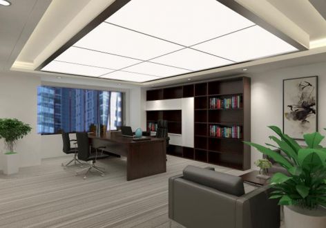 现代风格360平米办公室装修效果图