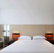 2023成都宾馆装修简约风格客房床头设计图片