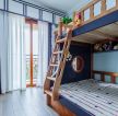 成都样板房儿童卧室高低床设计装修效果图