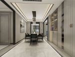 铂金首府150平米三居室现代风格装修设计效果图