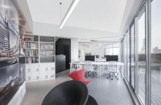 天津写字楼小型办公室室内装潢装修图片