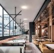 2023天津餐饮店装修大厅天花设计效果图片