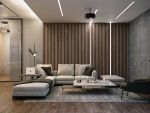 海德国际社区140平米现代风格三居室装修案例