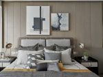 紫荆公寓99平米三居室现代风格装修设计效果图