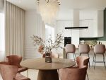 紫荆公寓118平方米极简风格三居室装修案例