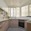 深圳现代风格样板房厨房橱柜装修设计图