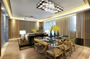 深圳新中式风格样板房餐厅装修图片大全