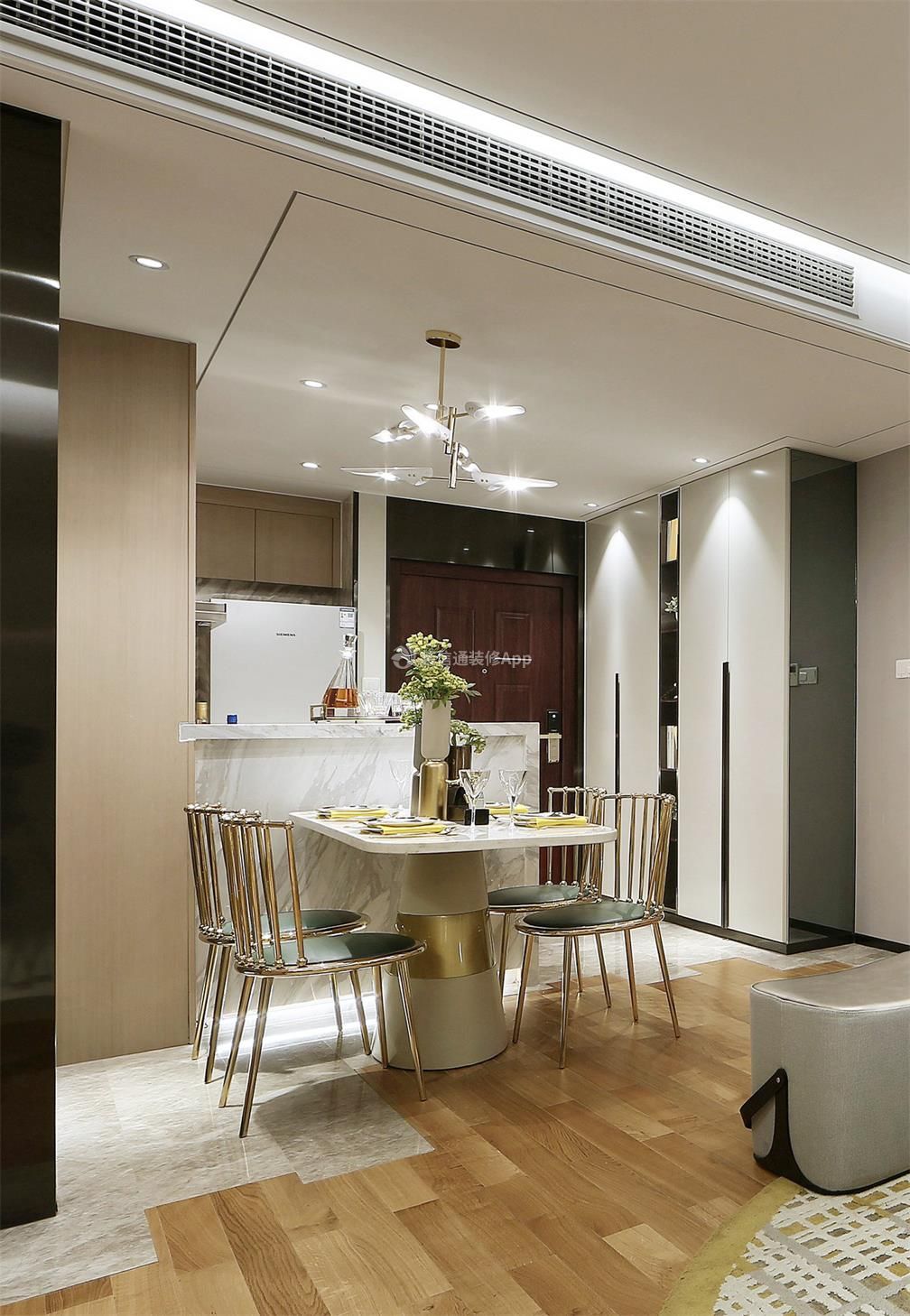 2023深圳现代简约风格家庭餐厅装修设计图
