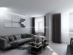 萨尔斯堡97㎡现代风格二居室装修设计效果图