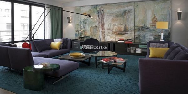 中核锦悦府90平米现代风格两居室装修效果图