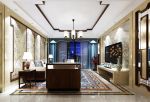 深圳中式风格客厅室内天花设计装修图片