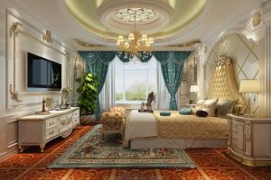 佛山装修 欧式装修风格 高贵奢华的卧室