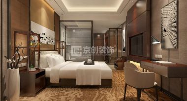 3000平新中式风格酒店设计装修效果图