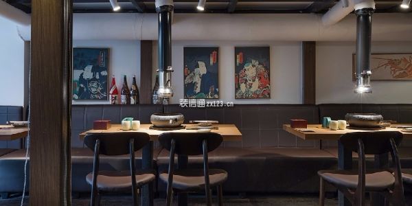 多喜日式餐厅200平米装修设计效果图