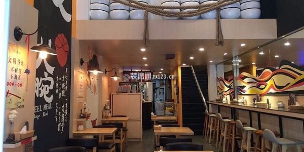 大腕鱼鳗店中式风格240平米装修效果图