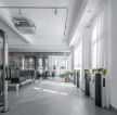 杭州简约风格健身会所室内走廊设计装修图