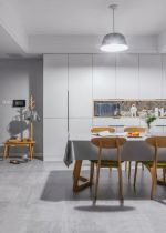深圳北欧风格房屋餐厅壁柜装修图片2023