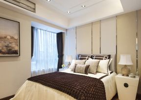 深圳现代风格房屋卧室台灯装修图片欣赏