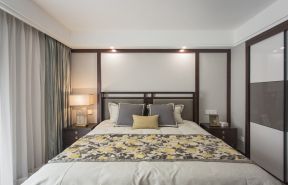 2023杭州星洲花园排屋别墅卧室装修设计效果图