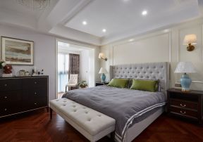 2023杭州排屋别墅卧室床尾凳装修设计图片欣赏
