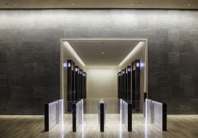 2023合肥写字楼电梯口装修设计效果图片