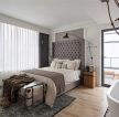北京简欧风格别墅卧室地毯装修设计图片 