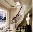 北京别墅室内旋转楼梯创意装修设计图