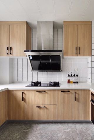 北欧极简厨房二居80平装修设计图