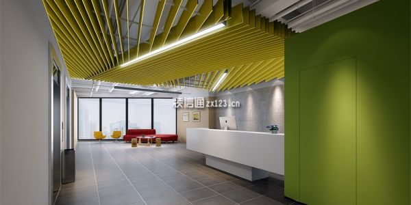 咨询公司办公室现代风格850平米装修效果图