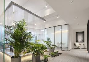 深圳现代风格写字楼室内走廊设计效果图片