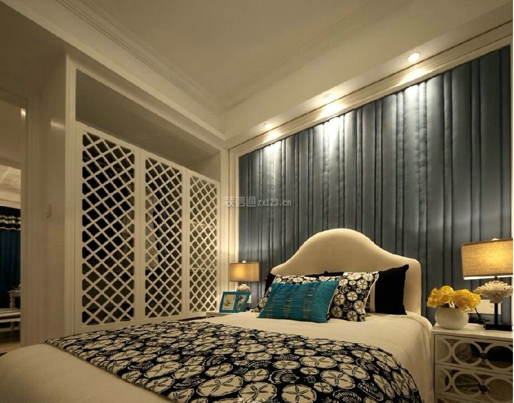 卧室现代装修效果图大全2020图片 卧室现代装修 卧室现代窗帘 