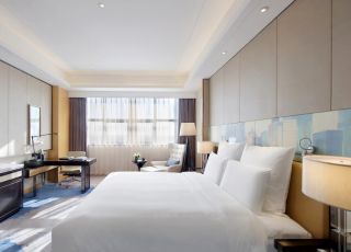 北京新中式酒店房间设计装修实景图